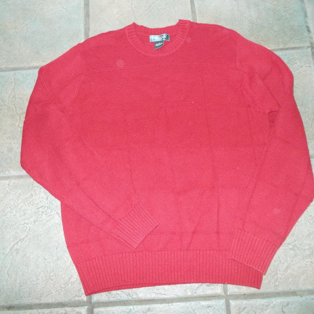 EUC Men's burgundy North Crest sweater size Medium